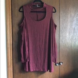 Maurice’s Cold Shoulder Keyhole Sweater